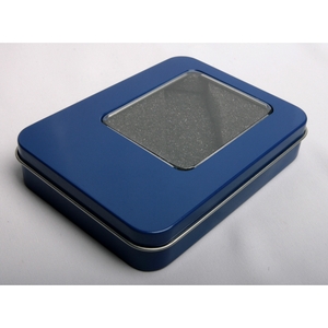 Подарочная коробочка для Flash-визитки MG17G04.BL на 120x100x25 мм, 60 гр., синяя
