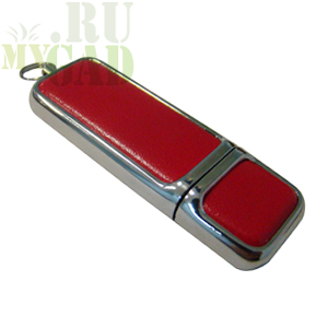 USB флеш-карты по оптовым, ценам MG17213.R.8gb на 8 Гб, кожаный корпус, красные