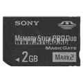 Флэш карта памяти Memory Stick Pro Duo Sony на 2 gb (без адаптера)