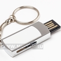 USB на 16Гб металлический белый блистер