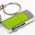 USB на 32Гб металлический корпус. цвет зеленый