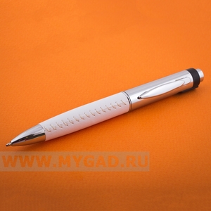 Ручка-флэшка с кожаной вставкой 350.W.8gb