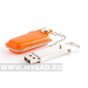 USB-накопитель из кожи и металла 214.O.16gb