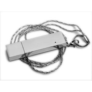 USB флеш-диск на 2 GB, серебристый, металл, MG17201.C.2gb с лого