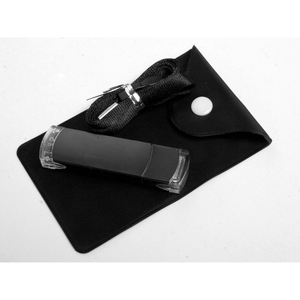 USB флеш-диск на 2 GB, черный, алюминиевый корпус, пластиковые вставки, MG17014.BK.2gb с лого