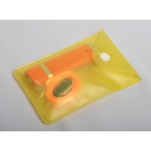 USB флеш-диск на 4 GB, оранжевый, пластиковый корпус, алюминиевые вставки, MG17002.O.4gb с лого