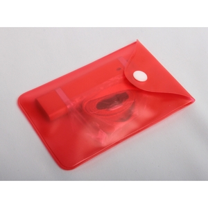 USB флеш-диск на 16 GB, красный, пластиковый корпус, алюминиевые вставки, MG17002.R.16gb с лого