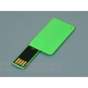 USB флеш-диск на 32 GB, желтый, черный, синий, красный,зеленый, оранжевый, белый, пластик, MG17Mini_Card1.32gb с лого