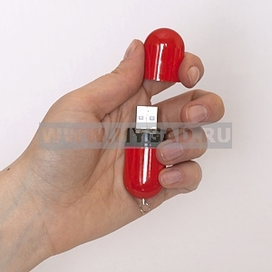 USB флеш-диск на 8 GB, красный, пластик, MG17015.R.8gb с лого