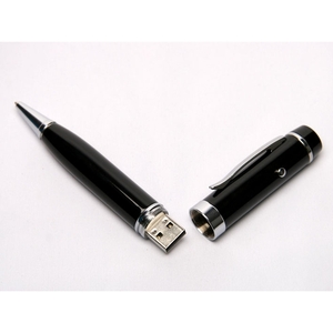 Флешка MG17362.BK.4gb на 4Гб, прикольная, в форме ручки, металл, черная