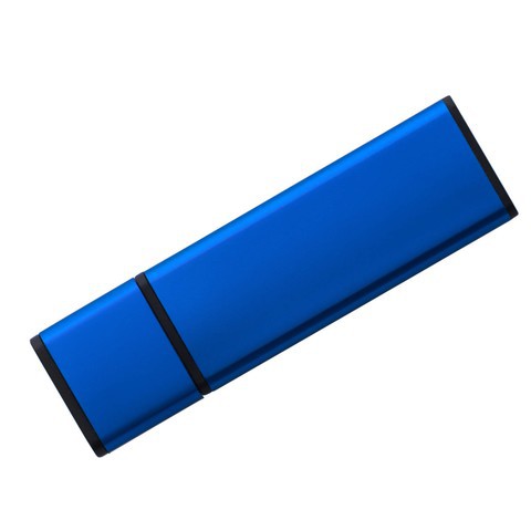 Синяя флешка 32 гб, металл «ДЖУСТ»