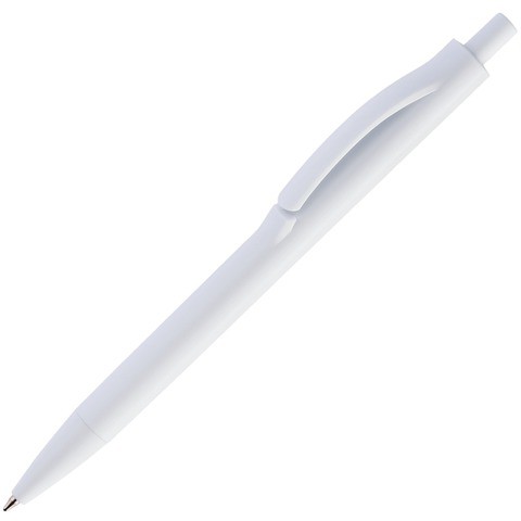 Белая ручка, пластик «ИГЛА-КОЛОР»