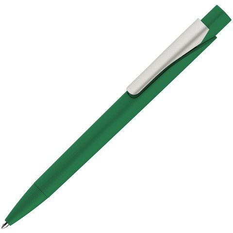 Зеленая ручка, пластик и soft-touch «МАСТЕР-СОФТ»
