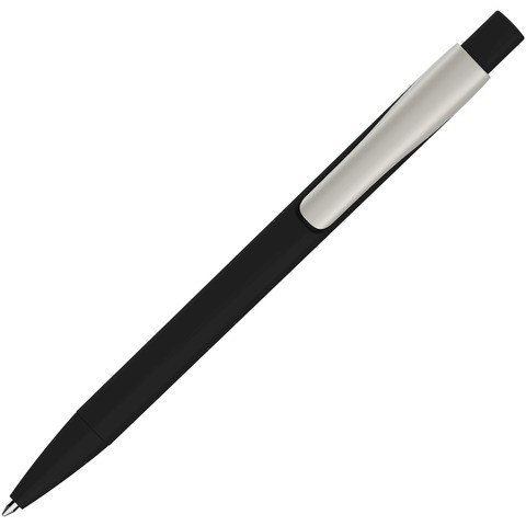 Ручка черная, пластик и soft-touch «МАСТЕР-СОФТ»