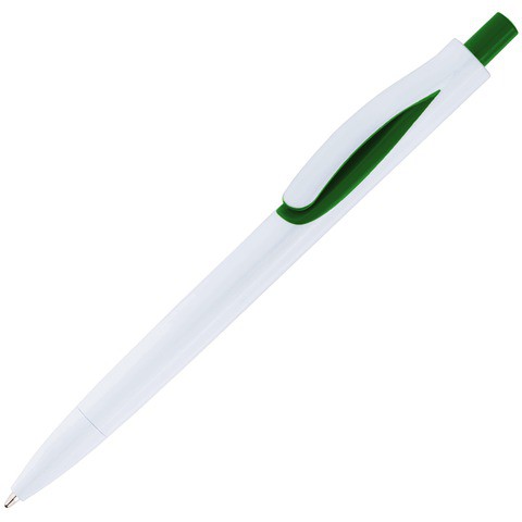 Ручка зеленая, пластик «ФОКУС»