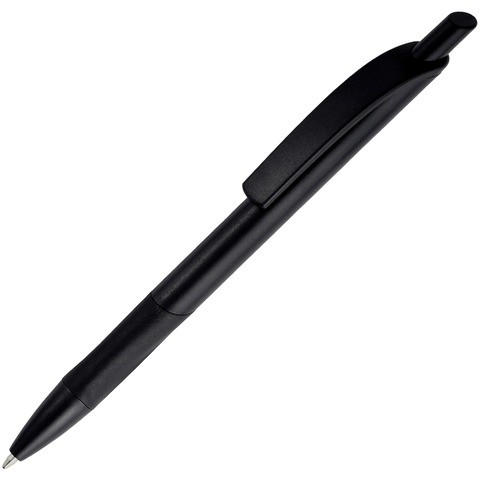Черная полностью ручка, пластик «КЛЕО»