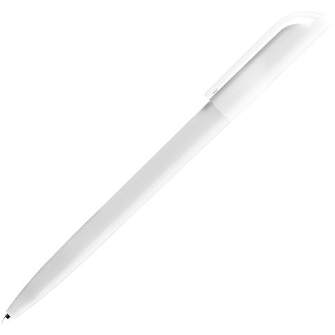 Белая ручка, пластик «ГЛОБАЛ»
