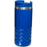 Синяя с синей крышкой термокружка 350мл., металл и пластик «НЕКСТ-КОЛОР» Схема