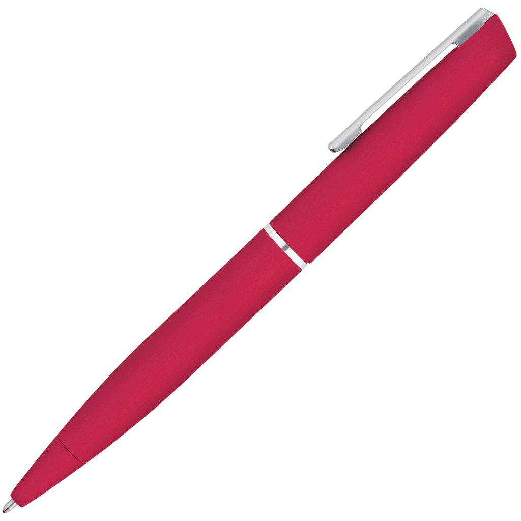 Изображение Ручка красная, металл и soft-touch «МЕЛВИН-СОФТ»