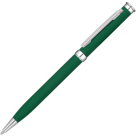 Зеленый ручка, металл и soft-touch «МЕТЕОР-СОФТ»