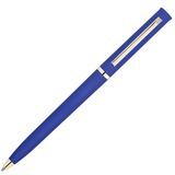 Синяя ручка, пластик «ЕУРОПА-СОФТ-ГОЛД» Картинка